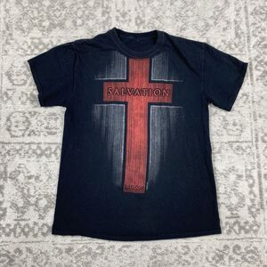 Kerusso T Shirt Salvation Cross Jesus Christ Of Nazareth Acts 4:12 Size Medium